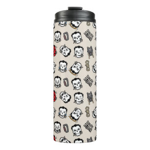 Suicide Squad Slipknot Emoji Pattern Thermal Tumbler