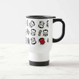 Suicide Squad Slipknot Emoji Pattern Travel Mug