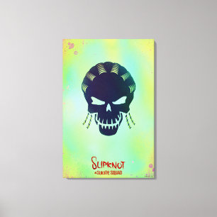 Suicide Squad   Slipknot Head Icon Canvas Print