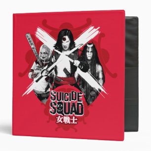 Suicide Squad Squad Girls "Female Warrior" Binder