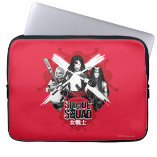 Suicide Squad Squad Girls "Female Warrior" Laptop Sleeve