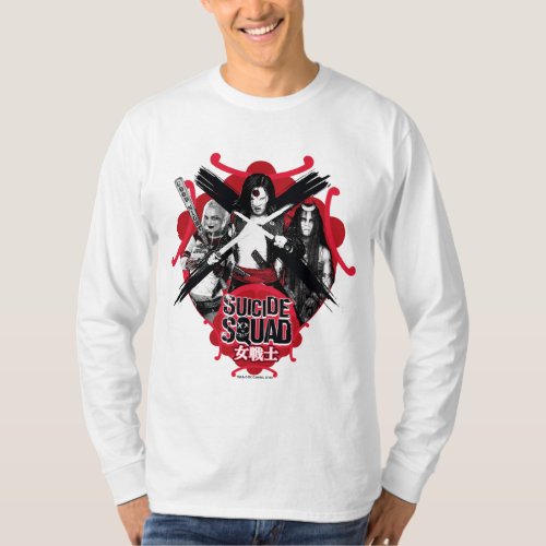 Suicide Squad  Squad Girls Female Warrior T_Shirt