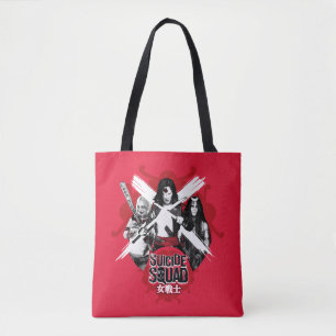Suicide Squad   Squad Girls "Female Warrior" Tote Bag