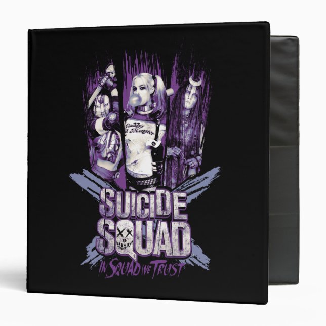 Suicide Squad | Squad Girls "In Squad We Trust" Binder (Front/Inside)