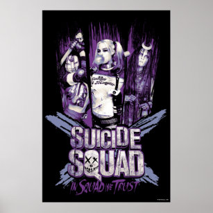 Suicide Squad   Squad Girls "In Squad We Trust" Poster
