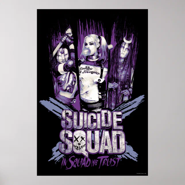 DC Comics Suicide Squad Task Force X 5-Piece Button Badge Set - Harley Quinn, Bloodsport, King Shark