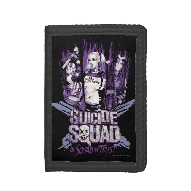 Suicide Squad | Squad Girls "In Squad We Trust" Wallet (Front Vertical)