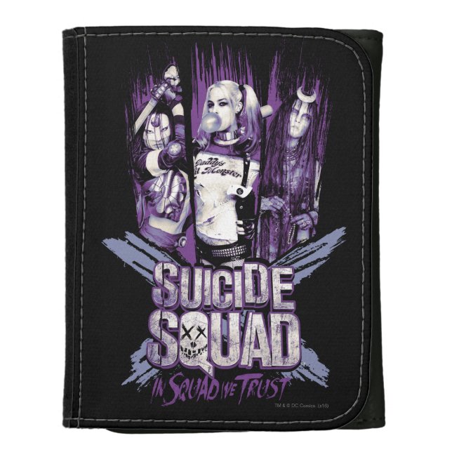 Suicide Squad | Squad Girls "In Squad We Trust" Wallet (Front Vertical)