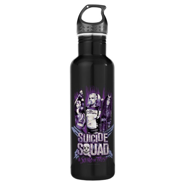 Suicide Squad | Squad Girls "In Squad We Trust" Water Bottle (Front)