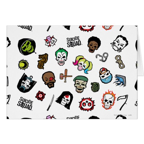 Suicide Squad  Suicide Squad Emoji Pattern
