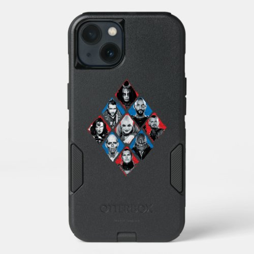 Suicide Squad  Task Force X Checkered Diamond iPhone 13 Case