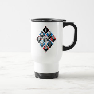 Suicide Squad   Task Force X Checkered Diamond Travel Mug