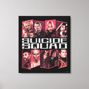 Suicide Squad   Task Force X Group Emblem Canvas Print