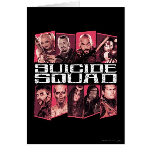 Suicide Squad | Task Force X Group Emblem Cards (Front)