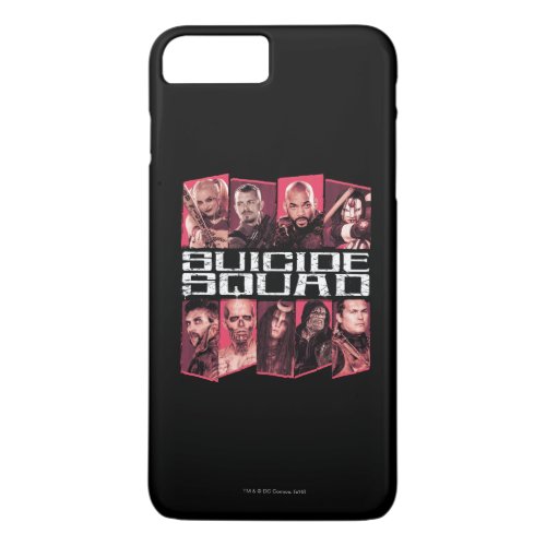 Suicide Squad  Task Force X Group Emblem iPhone 8 Plus7 Plus Case