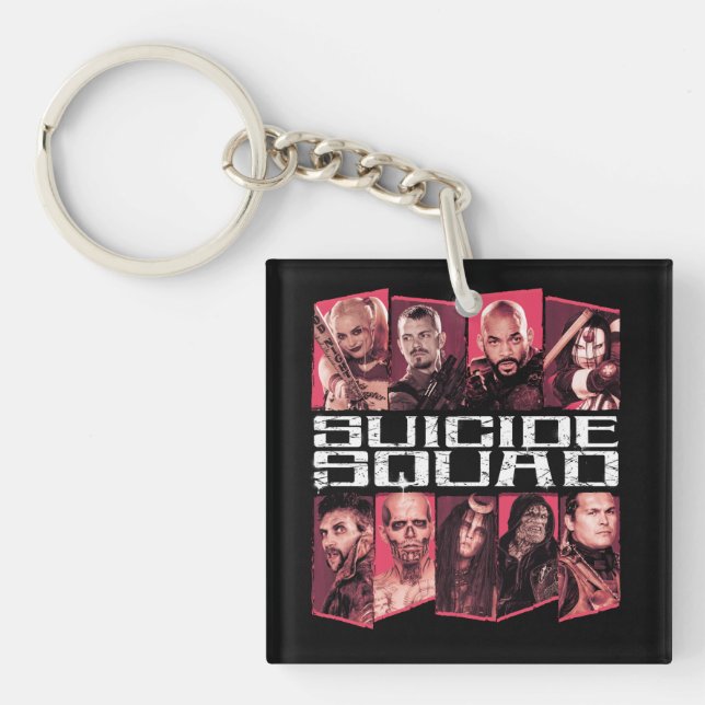 Suicide Squad | Task Force X Group Emblem Keychain (Front)