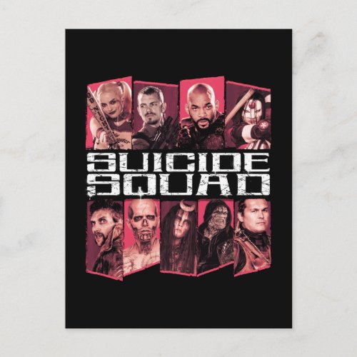 Suicide Squad  Task Force X Group Emblem Postcard