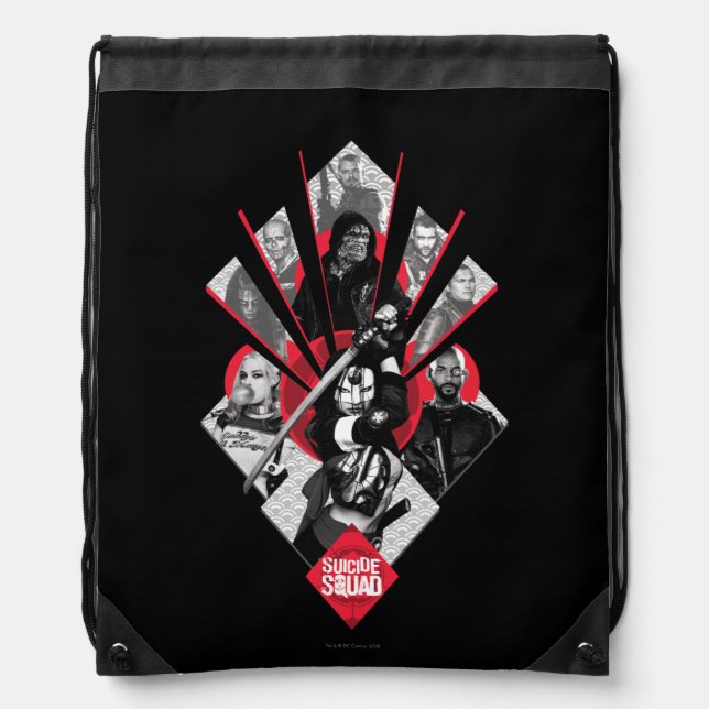 Suicide Squad | Task Force X Japanese Graphic Drawstring Bag (Front)