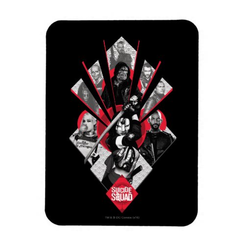 Suicide Squad  Task Force X Japanese Graphic Magnet
