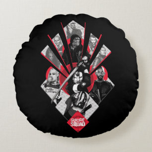 Suicide Squad   Task Force X Japanese Graphic Round Pillow