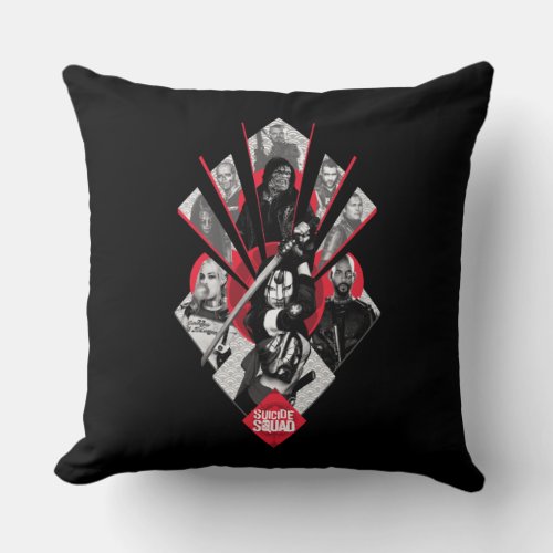 Suicide Squad  Task Force X Japanese Graphic Throw Pillow