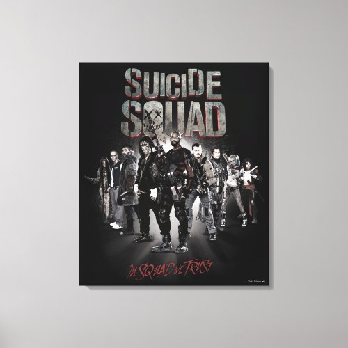 Suicide Squad Task Force X Lineup Canvas Print