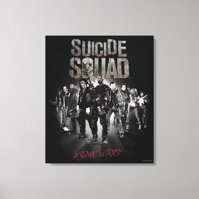 Suicide Squad |Task Force X Lineup Canvas Print (Front)