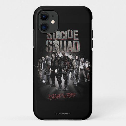 Suicide Squad Task Force X Lineup iPhone 11 Case