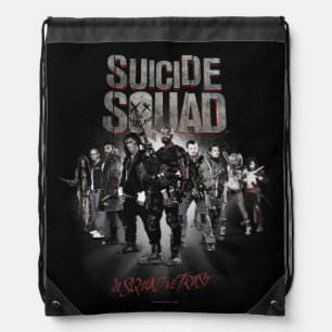 Suicide Squad  Task Force X Lineup Drawstring Bag