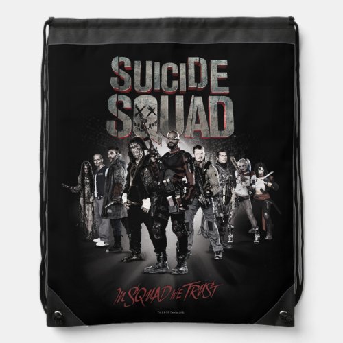Suicide Squad Task Force X Lineup Drawstring Bag