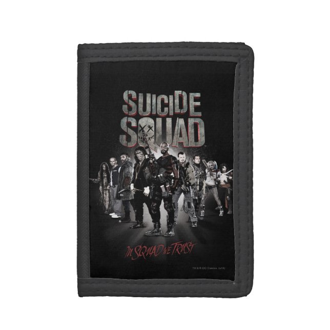 Suicide Squad |Task Force X Lineup Tri-fold Wallet (Front Vertical)