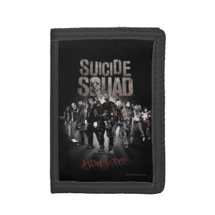 Suicide Squad Task Force X Lineup Trifold Wallet