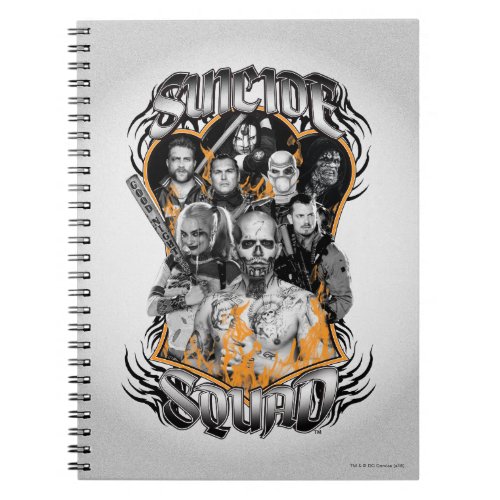 Suicide Squad  Task Force X Tribal Tattoo Notebook