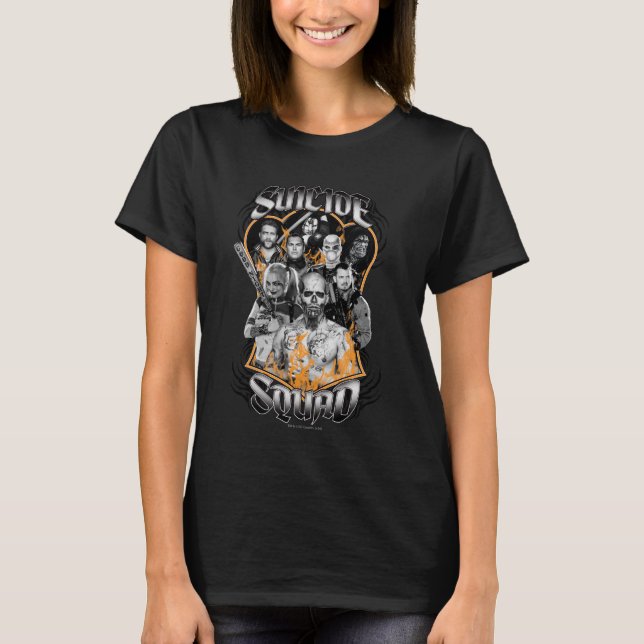 Suicide Squad | Task Force X Tribal Tattoo T-Shirt (Front)