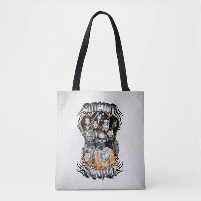 Suicide Squad | Task Force X Tribal Tattoo Tote Bag (Front)