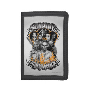Suicide Squad Task Force X Tribal Tattoo Trifold Wallet