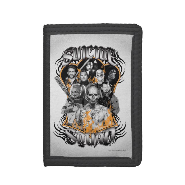 Suicide Squad | Task Force X Tribal Tattoo Wallet (Front Vertical)