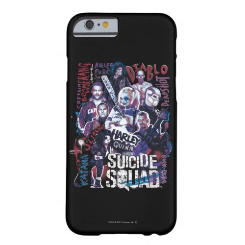 Suicide Squad  Task Force X Typography Photo Barely There iPhone 6 Case
