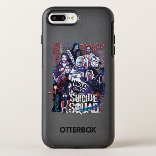 Suicide Squad  Task Force X Typography Photo OtterBox Symmetry iPhone 8 Plus7 Plus Case