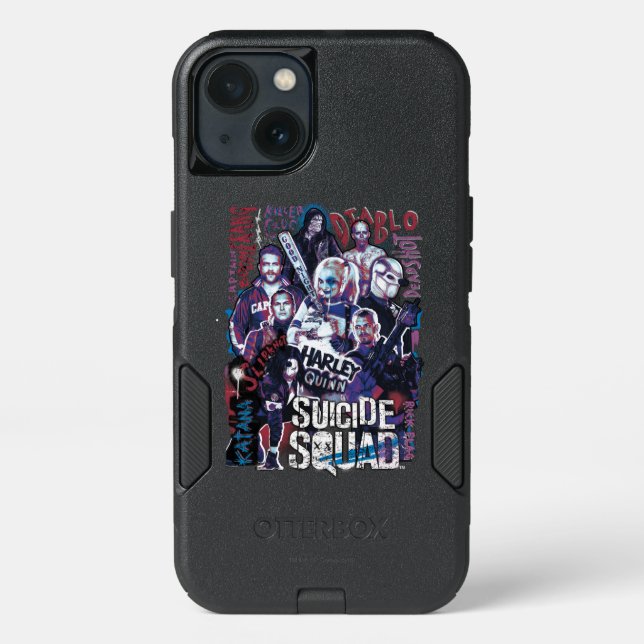 Suicide Squad | Task Force X Typography Photo Otterbox iPhone Case (Back)