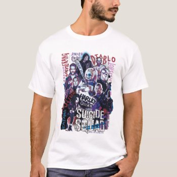 Suicide Squad | Task Force X Typography Photo T-shirt by suicidesquad at Zazzle