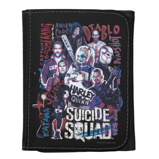 Suicide Squad | Task Force X Typography Photo Wallet (Front Vertical)