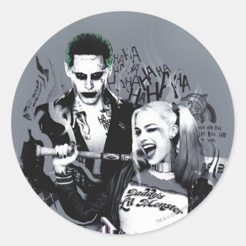 Suicide Squad  The Worst of The Worst Classic Round Sticker