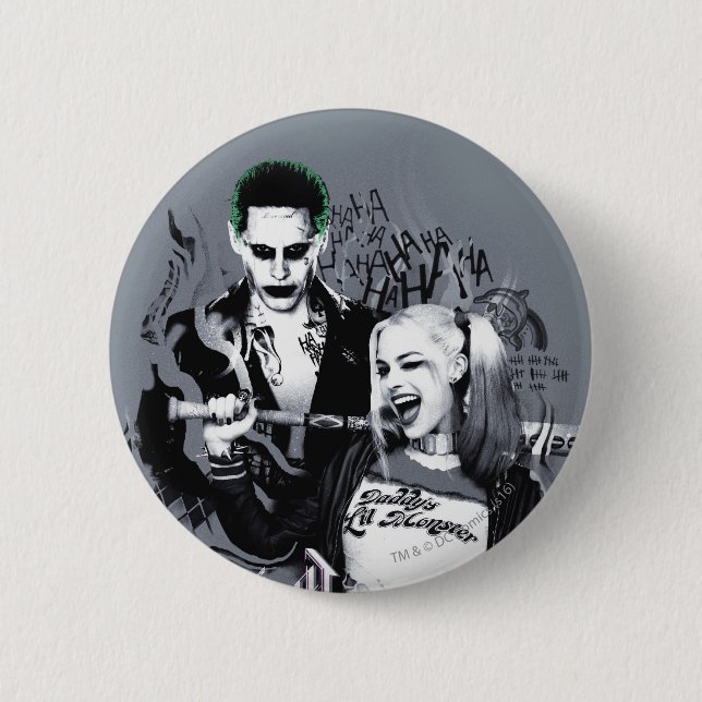 Suicide Squad | The Worst of The Worst Pinback Button (Front)