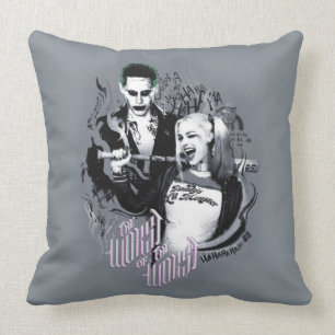 Suicide Squad The Worst of The Worst Throw Pillow