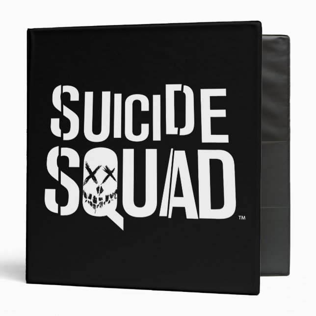 Suicide Squad | White Logo Binder (Front/Inside)