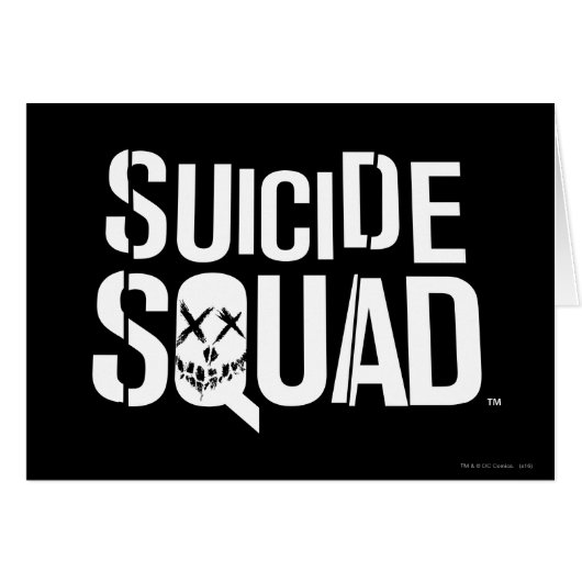 Suicide Squad | White Logo Cards (Front Horizontal)