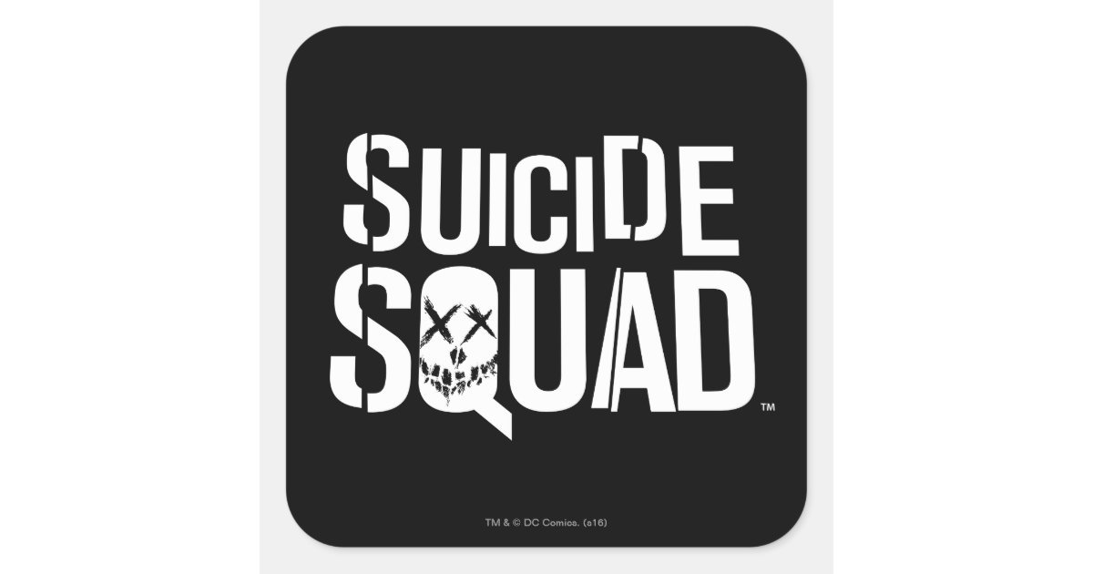 DC Suicide Squad Suicide Squad Word Logo DC Comics ST SSQD LOGO1 Car Window Decal