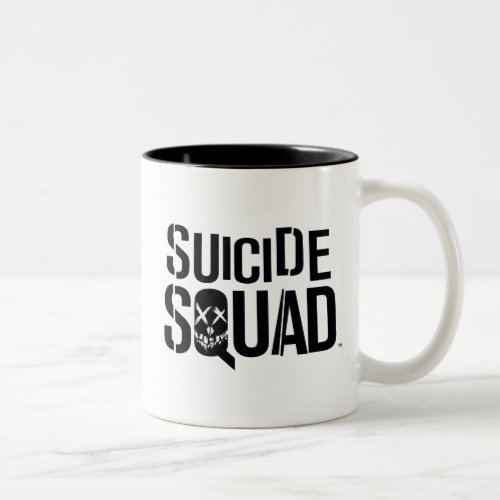 Suicide Squad  White Logo Two_Tone Coffee Mug