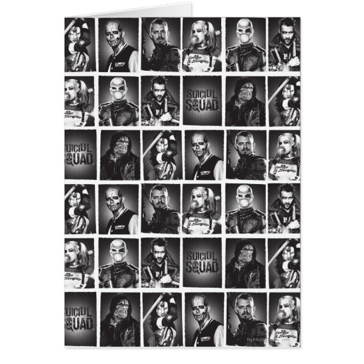 Suicide Squad | Yearbook Pattern Cards (Front)